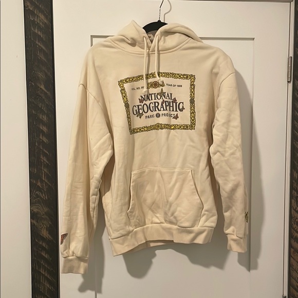 National Geographic Sweaters - National Geographic Beige Hoodie